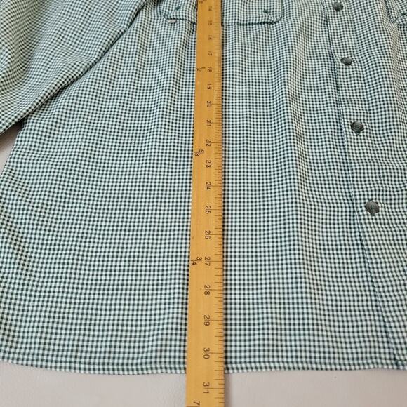 Magellan Mens Long Sleeve Button Shirt 2XL Green Vented Wicking Fishing - Picture 7 of 9
